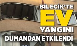 BALKONDA ÇIKAN YANGINDA BİR KİŞİ DUMANDAN ETKİLENDİ