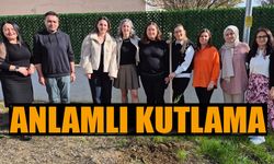 ORMAN YANGINLARI SONRASI ANLAMLI ÖĞRETMENLER GÜNÜ KUTLAMASI