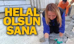 BAŞKAN TEKİN'DEN SAHADA ÖRNEK ÇALIŞMA