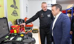 VALİ SÖZER AFAD'DA İNCELEMELERDE BULUNDU