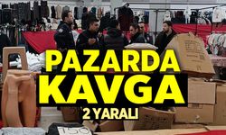 PAZARCI KAVGASI; 2 KİŞİ YARALANDI