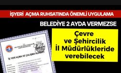 Belediyeler 2 ayda ruhsat vermezse, Çevre Şehircilik verecek