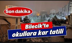 Bilecik’te okullara kar tatili