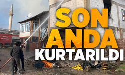 AHIRDAKİ 6 BÜYÜK VE 40 KÜÇÜKBAŞ HAYVAN YANGINDA SON ANDA KURTARILDI