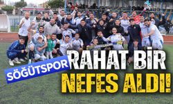 SÖĞÜTSPOR KENDİ EVİNDE KAZANARAK RAHAT BİR NEFES ALDI