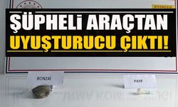 JANDARMANIN ŞÜPHE ÜZERİNE DURDURDUĞU ARAÇTAN UYUŞTURUCU ÇIKTI