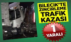 ZİNCİRLEME KAZA: 1 YARALI