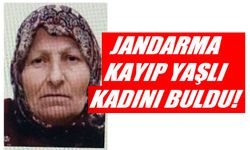 KAYBOLAN YAŞLI KADINI JANDARMA BULDU