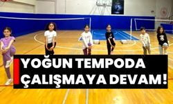 BADMİNTON ANTRENMANLARI YOĞUN TEMPODA DEVAM EDİYOR
