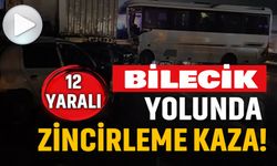 ZİNCİRLEME KAZA: 12 YARALI