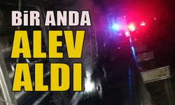 SEYİR HALİNDEKİ ÇEKİCİ ALEV ALDI