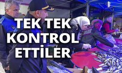 ŞİKÂYET ÜZERİNE BALIK TEZGÂHLARI DENETLENDİ