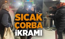 BELEDİYEDEN FABRİKA İŞÇİLERİNE SICAK ÇORBA
