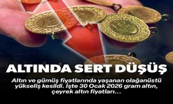 ALTINDA SERT DÜŞÜŞ