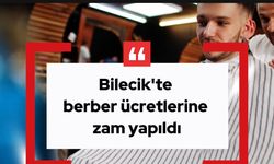 BİLECİK'TE BERBER ÜCRETLERİNE ZAM YAPILDI