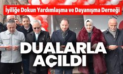 BİLECİK'TE İYİLİĞE DOKUN YARDIMLAŞMA VE DAYANIŞMA DERNEĞİ DUALARLA AÇILDI