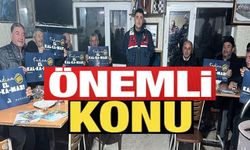 JANDARMADAN KÖY HALKINA ASAYİŞ VE GÜVENLİK BİLGİLENDİRMESİ