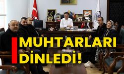MAHALLE MUHTARLARI BAŞKAN DURGUT'LA BİR ARAYA GELDİ