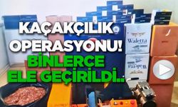 127 BİN 800 ADET MAKARON ELE GEÇİRİLDİ
