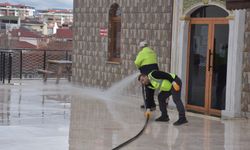 CAMİLERDE RAMAZAN AYI TEMİZLİĞİ YAPILDI
