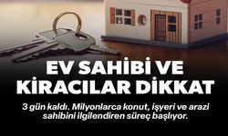 EV SAHİBİ VE KİRACILAR DİKKAT