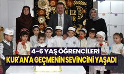 MİNİKLER KUR'AN'A GEÇMENİN SEVİNCİNİ YAŞADI