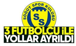 SÖĞÜTSPOR 3 FUTBOLCUYLA YOLLARINI AYIRDI