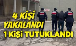 ARAMASI OLAN 4 KİŞİ YAKALANDI, 1'İ TUTUKLANDI