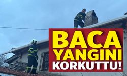 BİLECİK'TE BACA YANGINI