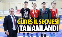 KÜÇÜKLER SERBEST STİL GÜREŞ İL SEÇMESİ TAMAMLANDI