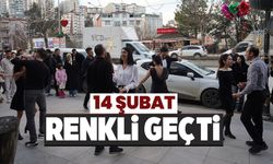 SEVGİLİLER GÜNÜ’NDE SANAT SOKAĞI RENKLİ GÖRÜNTÜLERE SAHNE OLDU
