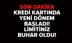 KREDİ KARTI LİMİTLERİNE AYAR! YENİ DÖNEM BAŞLADI