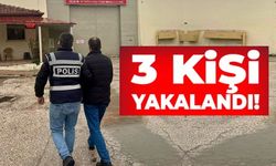 3 YILIN ÜZERİNDE HAPİS CEZASI BULUNAN KAÇAK 3 ŞAHIS YAKALANDI