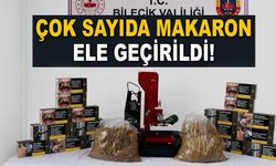 ÇOK SAYIDA MAKARON ELE GEÇİRİLDİ