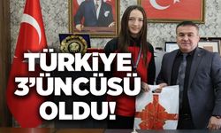 BİLECİKLİ SPORCU 300 METREDE TÜRKİYE 3'ÜNCÜSÜ OLDU