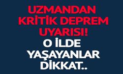 UZMANINDAN KRİTİK BÖLGE İÇİN UYARI