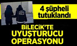 NARKOTİK OPERASYONU: 4 ŞÜPHELİ TUTUKLANDI