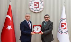 KKTC ANKARA BÜYÜKELÇİSİ KORUKOĞLU'DAN REKTÖR KAPLANCIKLI'YA ZİYARET