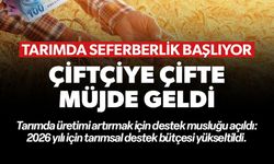 ÇİFTÇİYE ÇİFTE MÜJDE GELDİ