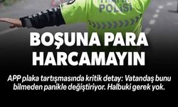 SÜRÜCÜLERE KRİTİK UYARI