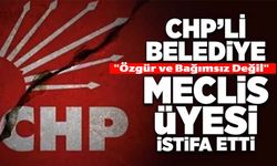CHP'Lİ MECLİS ÜYESİ İSTİFA ETTİ