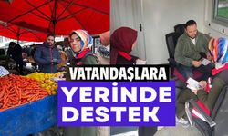 MOBİL SOSYAL HİZMET ARACIYLA VATANDAŞLARA YERİNDE DESTEK