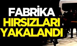 FABRİKA HIRSIZLARI YAKALANDI