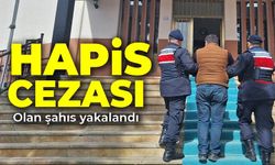 7 AY HAPİS CEZASI OLAN ŞAHIS YAKALANDI