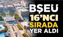 BŞEÜ 16'INCI SIRAYA YÜKSELDİ