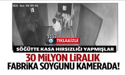 FABRİKA SOYGUNU GÜVENLİK KAMERALARINA YANSIDI