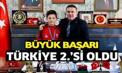 BİLECİKLİ SPORCU TÜRKİYE 2'NCİSİ OLDU