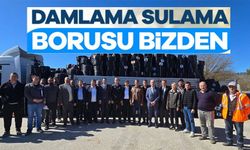 58 ÇİFTÇİYE 809 BİN 200 METRE DAMLAMA SULAMA BORUSU DESTEĞİ VERİLDİ