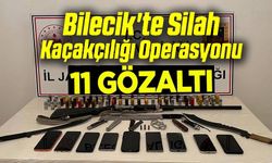 SİLAH KAÇAKÇILIĞI OPERASYONU: 11 KİŞİ GÖZALTINA ALINDI
