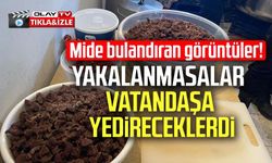 BODRUM KATTA KAÇAK YEMEK ÜRETİMİNE ZABITA BASKINI